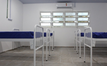 Primeiros leitos são finalizados no Centro de Retaguarda