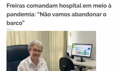 Irmãs do HSJosé tem trabalho evidenciado em nível nacional