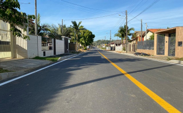 Governo de Criciúma entrega obras de pavimentação de ruas no bairro Quarta Linha