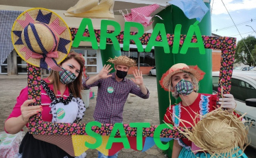 Arraial Solidário Satc mobiliza famílias em Turvo