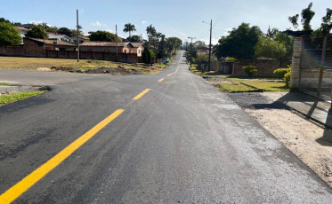 Obras de pavimentação são concluídas na Santa Luzia