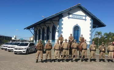 Mais segurança com a presença da PM nos parques