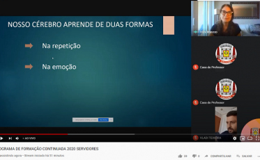 Profissionais da Educação passam por capacitação sobre a internet