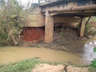 Cabeceira da ponte que liga Barracão à Sanga Funda, em Içara, passará por recuperação