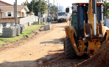 Ruas ganham pavimentação no bairro Vila Rica, em Criciúma