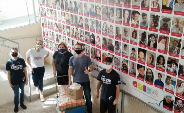 Educação Física da Esucri realiza entrega de 130 quilos de alimentos à Casa Guido