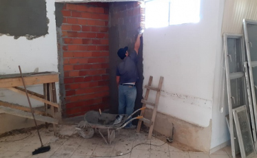 Reforma da capela Mortuária Mãe Peregrina em ritmo acelerado