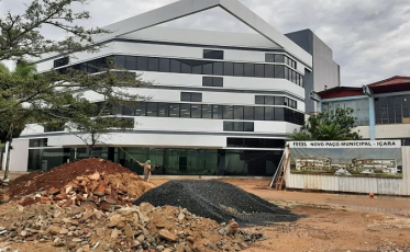 Parte da nova prefeitura de Içara deve ficar pronta esse mês 