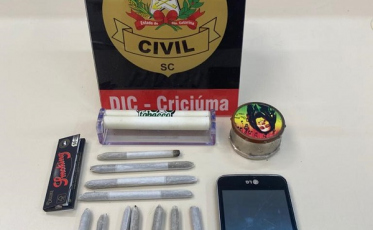 Traficante cai com 11 cigarros de maconha 