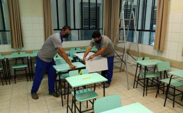 Aulas presenciais no Colégio Satc retornam gradativamente 