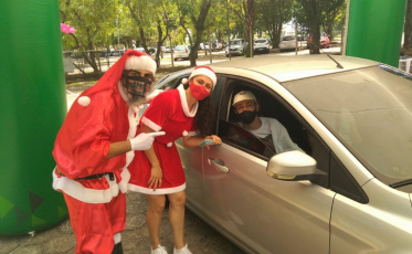 Drive-thru marca despedida do Terceirão do Colégio Satc 