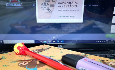 Seleção para  estagiários nas escolas de Criciúma inicia nesta terça-feira
