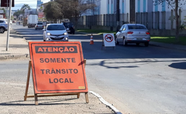 Atenção, motoristas: Avenida Santos Dumont recebe novo asfaltamento