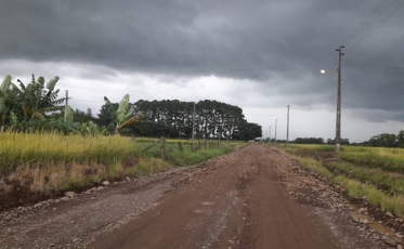 Estradas vicinais são recuperadas em Forquilhinha