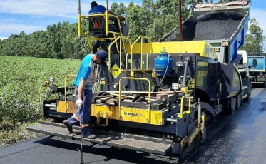 Começam as obras do acesso ao Aeroporto de Jaguaruna