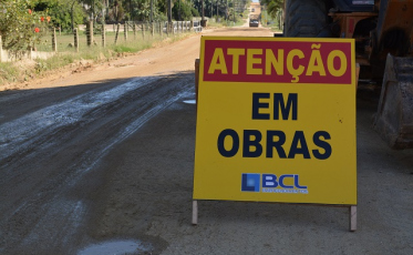 Pavimentação chega à Linha Cabral em Morro da Fumaça