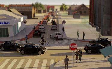 Obras do binário avançam e Santos Dumont terá novo trecho pavimentado