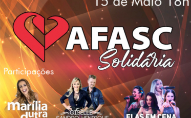 FCC será parceira da Afasc em Live Solidária para arrecadação de alimentos