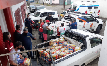 Campanha Sul Solidário inicia entrega de alimentos nesta terça-feira