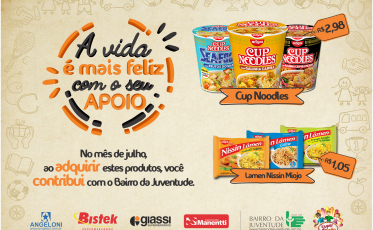 NISSIN na campanha SuperAção de julho
