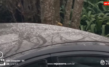 Neva de novo na Serra Catarinense (VÍDEO)