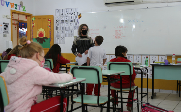 Alunos do ensino fundamental ll de Içara retomam as aulas presenciais na segunda-feira