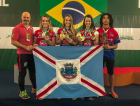 Atletas de Içara ganham 18 medalhas em etapa nacional de karatê