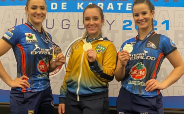 Caratecas do Sul do estado conquistam prata e ouro em Pan-Americano