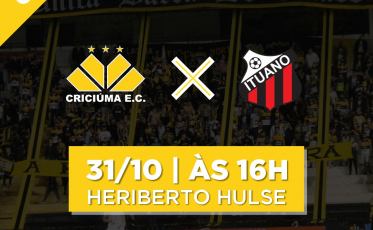 Quer ingresso para o jogo que pode ser decisivo para o Criciúma? O 4oito tem para você