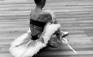 Balé de Içara nos preparativos para o 11º Festival de Dança de Florianópolis