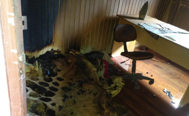 Incêndio em residência é registrado no bairro São Luiz