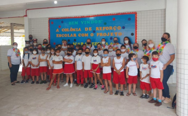 Alunos participam do primeiro dia do Projeto Içara Ensina Mais 