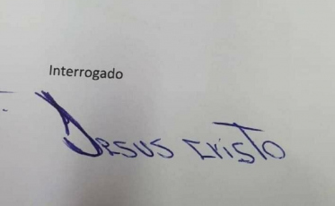 Polícia da região prende em flagrante “Jesus Cristo”