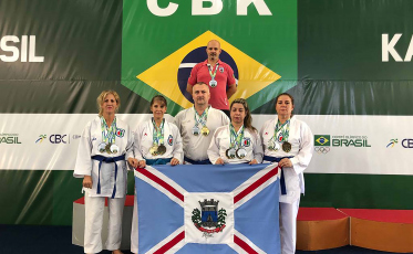 Karatê do Mampituba conquista mais de 10 medalhas no Brasileiro Master