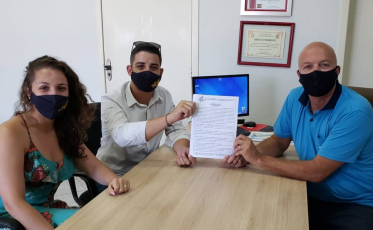 Contrato assinado para elaboração do projeto de urbanização da orla central