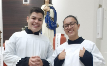 Maracajá tem “Missa de Envio” de dois jovens à vida religiosa