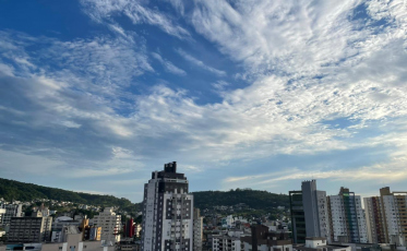Quinta-feira inicia com temperaturas agradáveis em Criciúma e região 