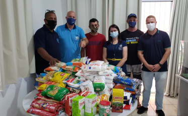 Alimentos arrecadados são doados para Centro de Reabilitação no Arroio