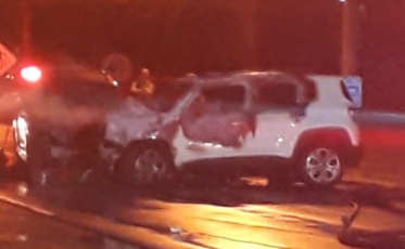 Grave acidente envolve três veículos em Criciúma