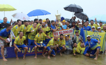 Brasil Pedreira ganha o 1º Campeonato Regional da LARM de Futebol de Areia