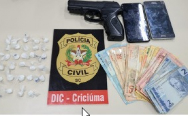Polícia desmantela quadrilha de traficantes de drogas em Criciúma