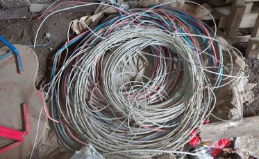 Criciúma registra uma tonelada de fios furtados em 15 meses