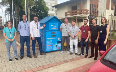 Ecoponto para coleta de lixo eletrônico é instalado no Paço Municipal de Içara