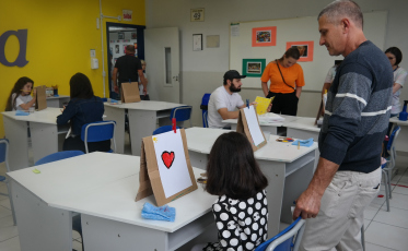 Conexão e emoção marcam o Dia da Família na Escola S de Criciúma 