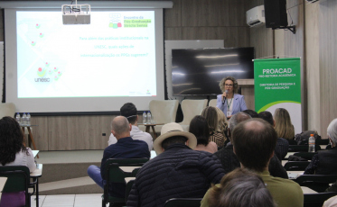 Fórum de Pesquisa da Unesc reúne pesquisadores para compartilhamentos