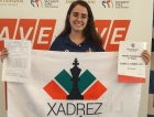 Atleta de Xadrez da FME Criciúma é vice-campeã de torneio internacional