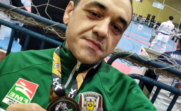Paratleta da FME Criciúma é campeão brasileiro de karatê