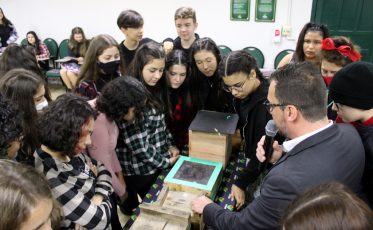 Colégio Unesc promove aprendizado sobre abelhas sem ferrão