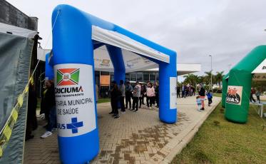 Criciúma Vacina: Ação de imunização será realizada novamente nos três parques