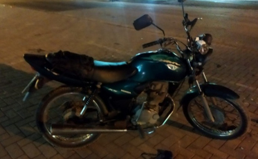 Colisão deixa motociclista ferido em Jaguaruna